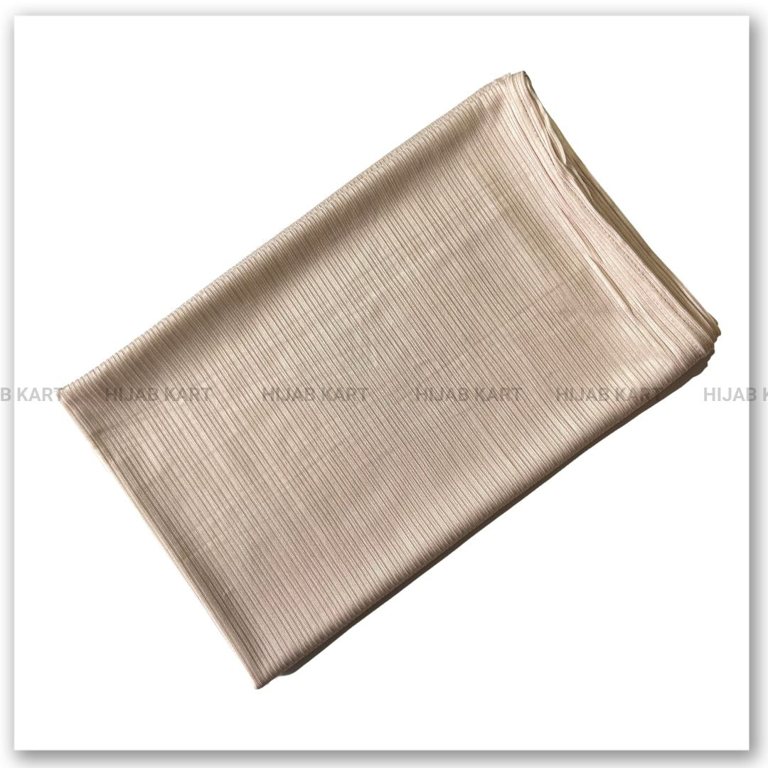 Light Peach- Premium Ribbed Jersey Hijab
