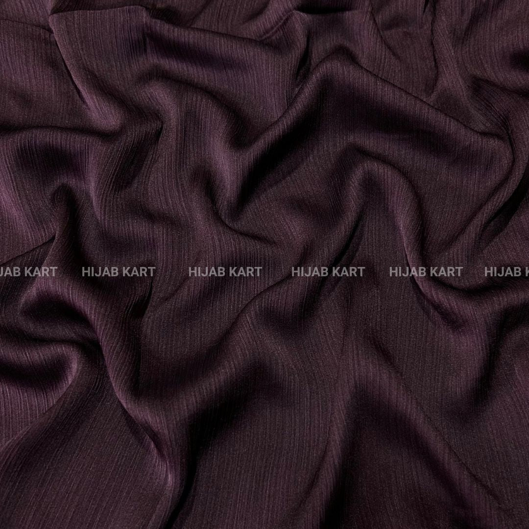 Dark Mahogany Hijab | Satin Hijab