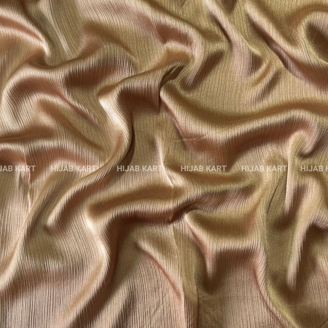 Golden Hijab | Satin Hijab