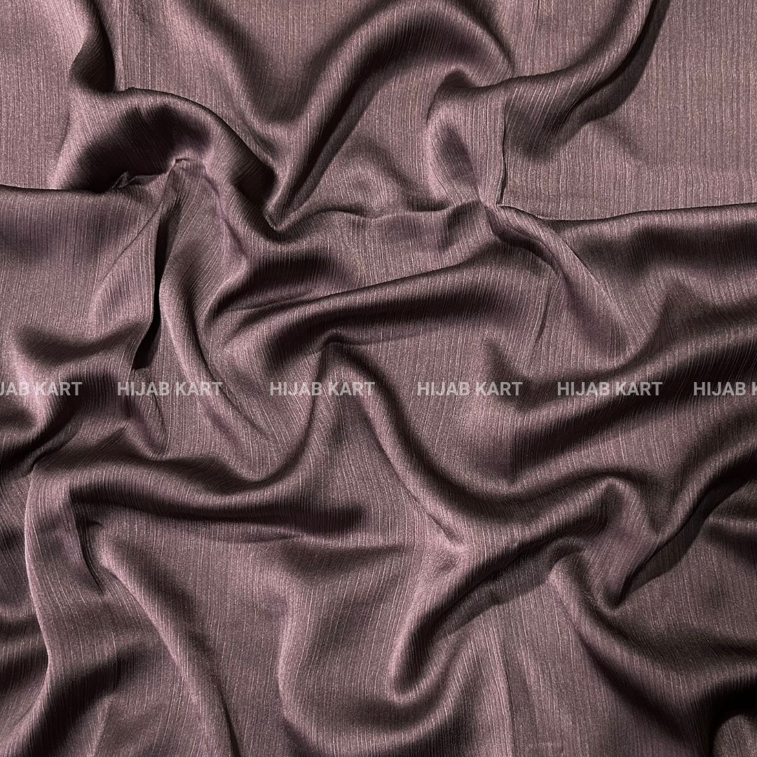 Deep Coffee Hijab | Satin Hijab