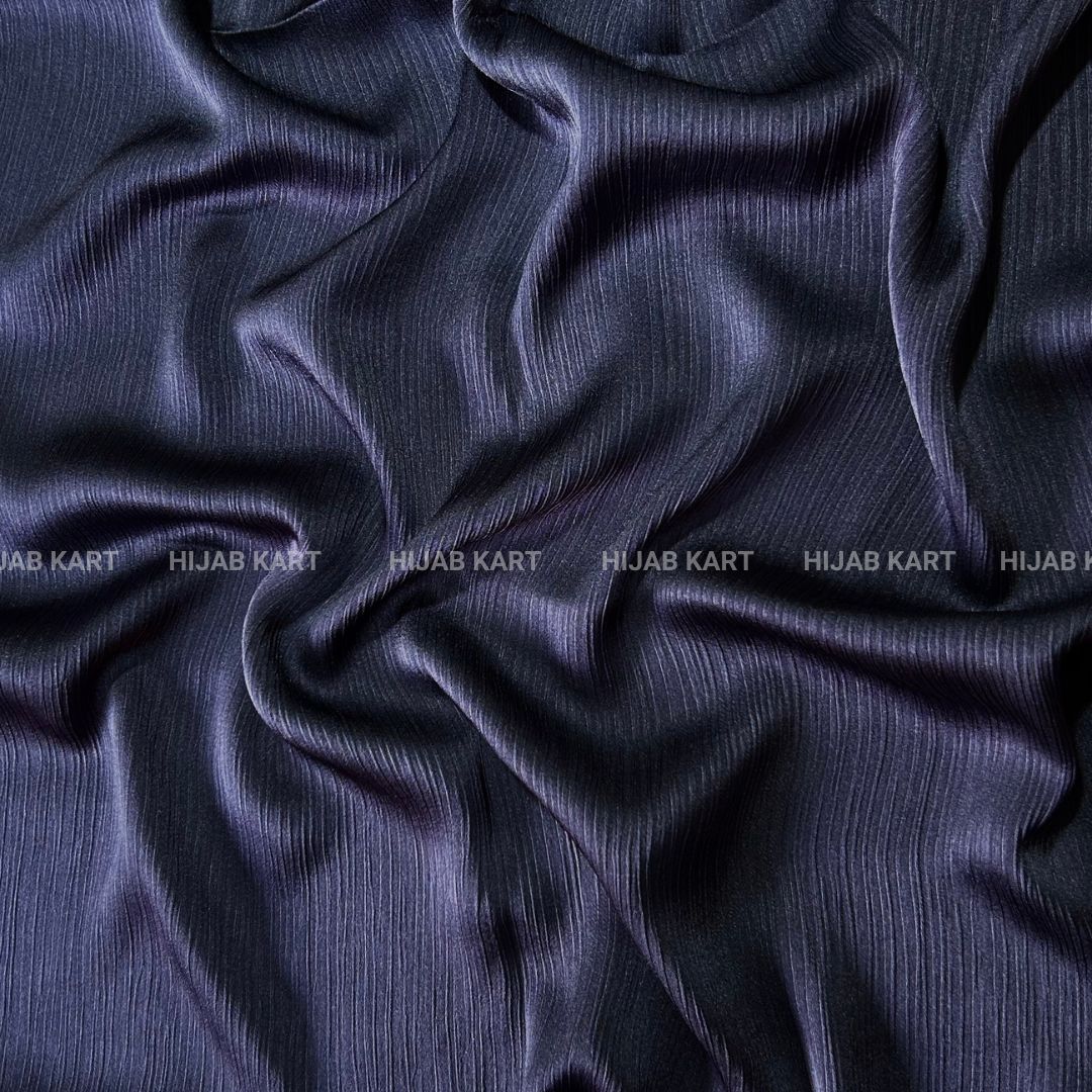 Denim Blue Hijab | Satin Hijab