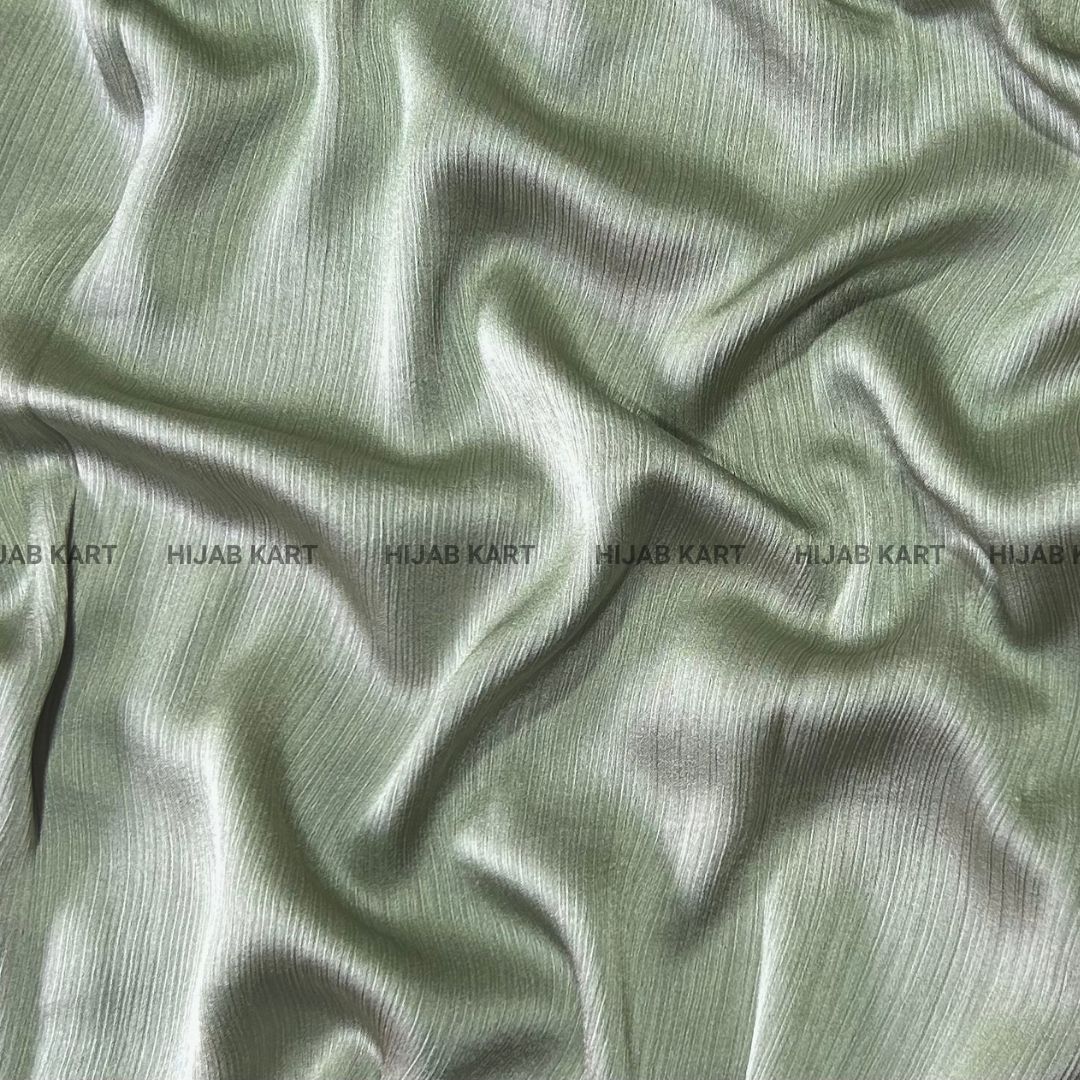 Light Sage Green Hijab | Satin Hijab