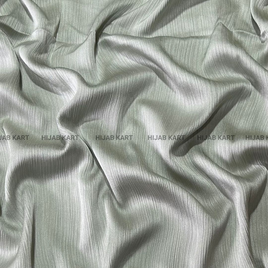 Pastel Green Hijab | Satin Hijab