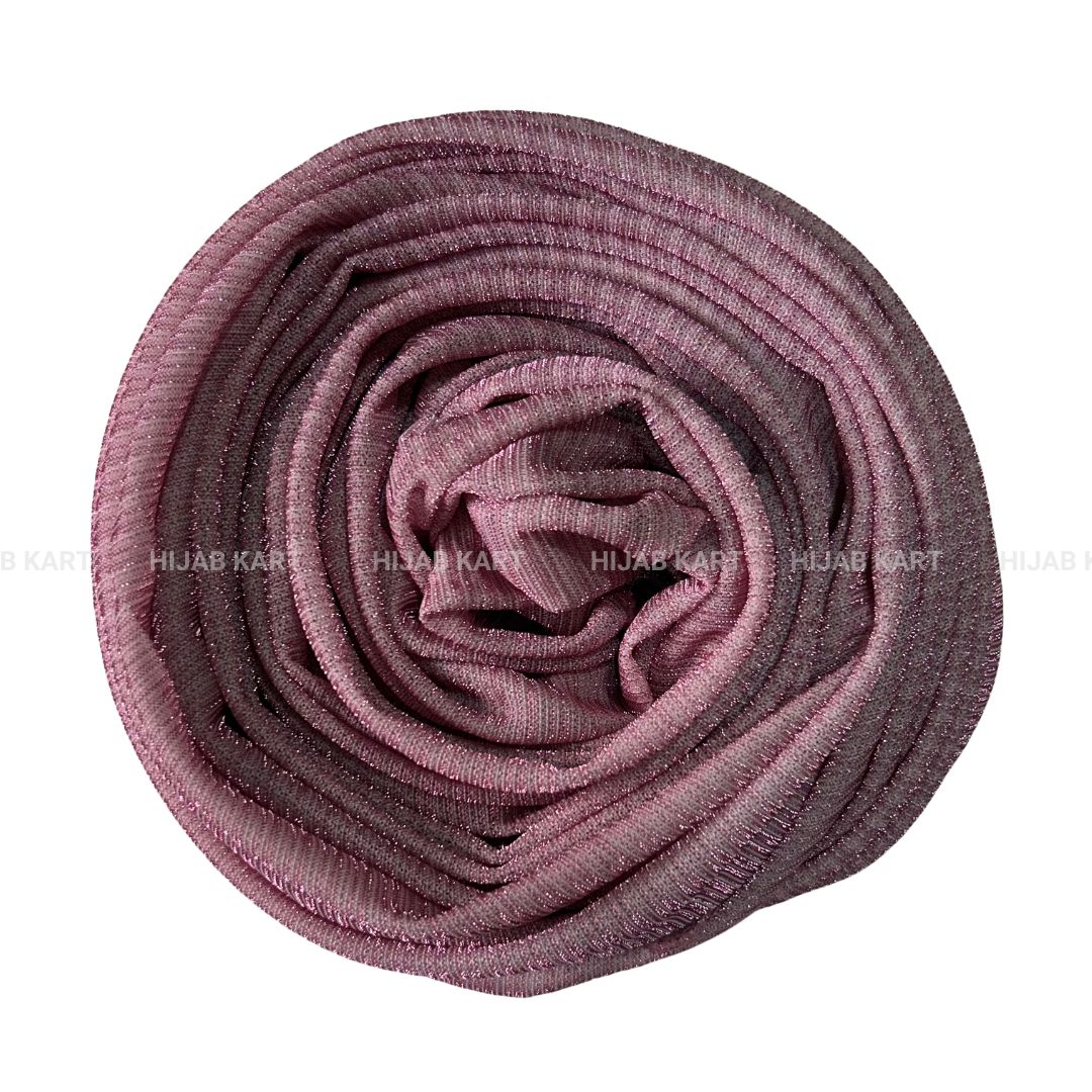 Cherry Blossom- Textured Metallic Shimmer Hijab 2.0