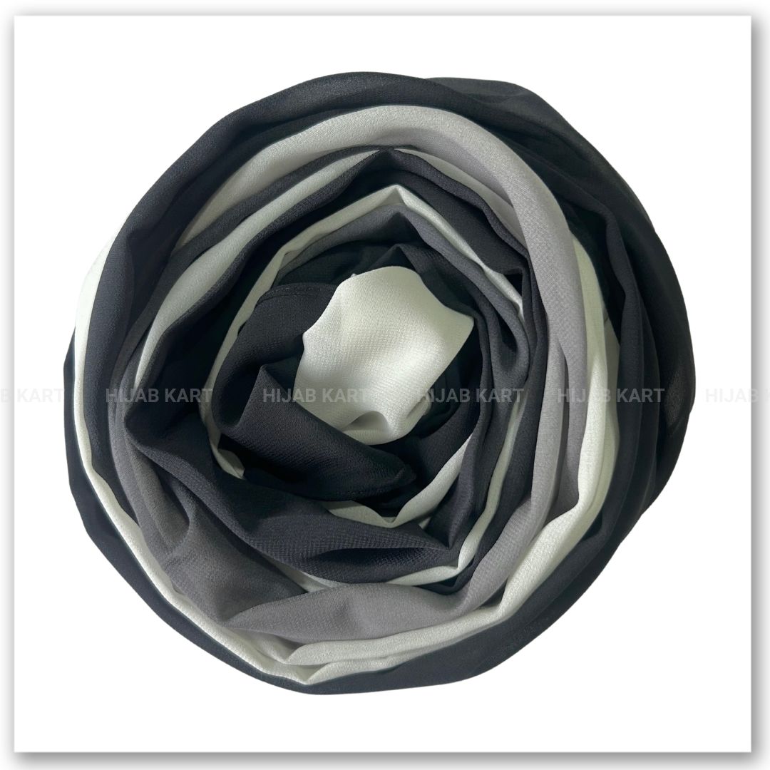 Dual Toned Georgette Hijab