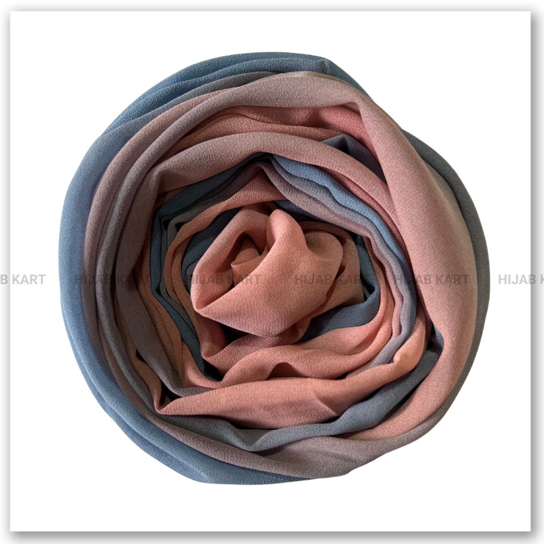 Dual Toned Georgette Hijab