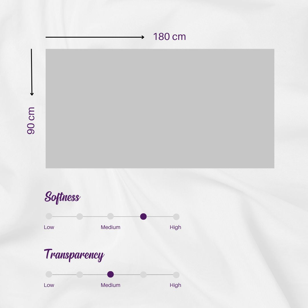 Dark Red- Flowy Organza Shimmer Hijab