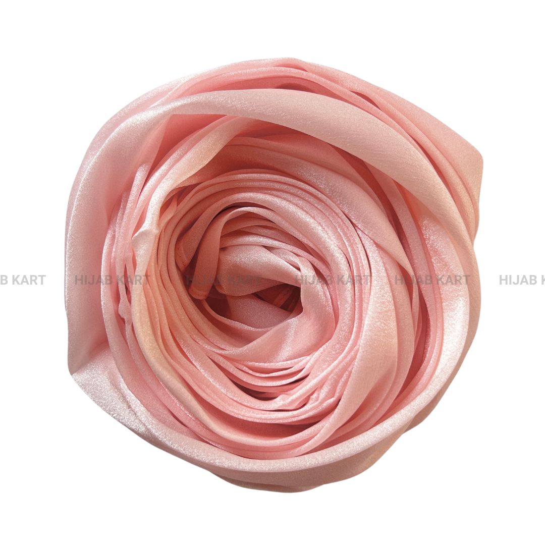 Pink- Organza Shimmer Crepe Hijab