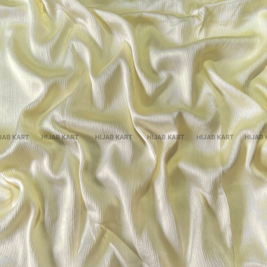 Pearl Yellow Hijab | Satin Hijab