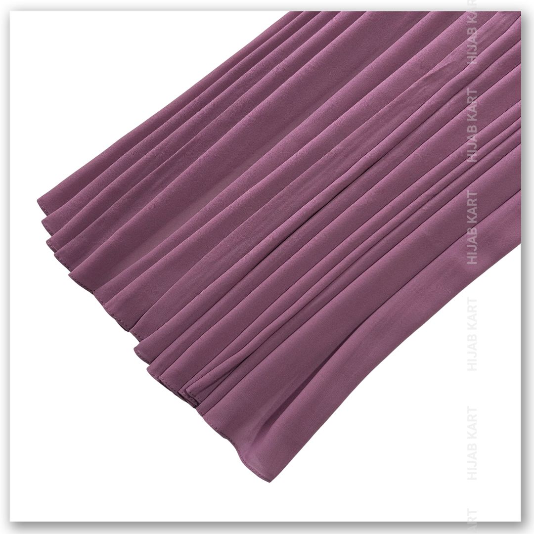 Premium Malaysian Georgette Hijab- Mauve Pink