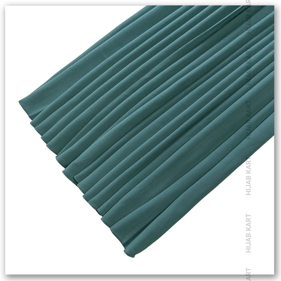 Premium Malaysian Georgette Hijab- Teal
