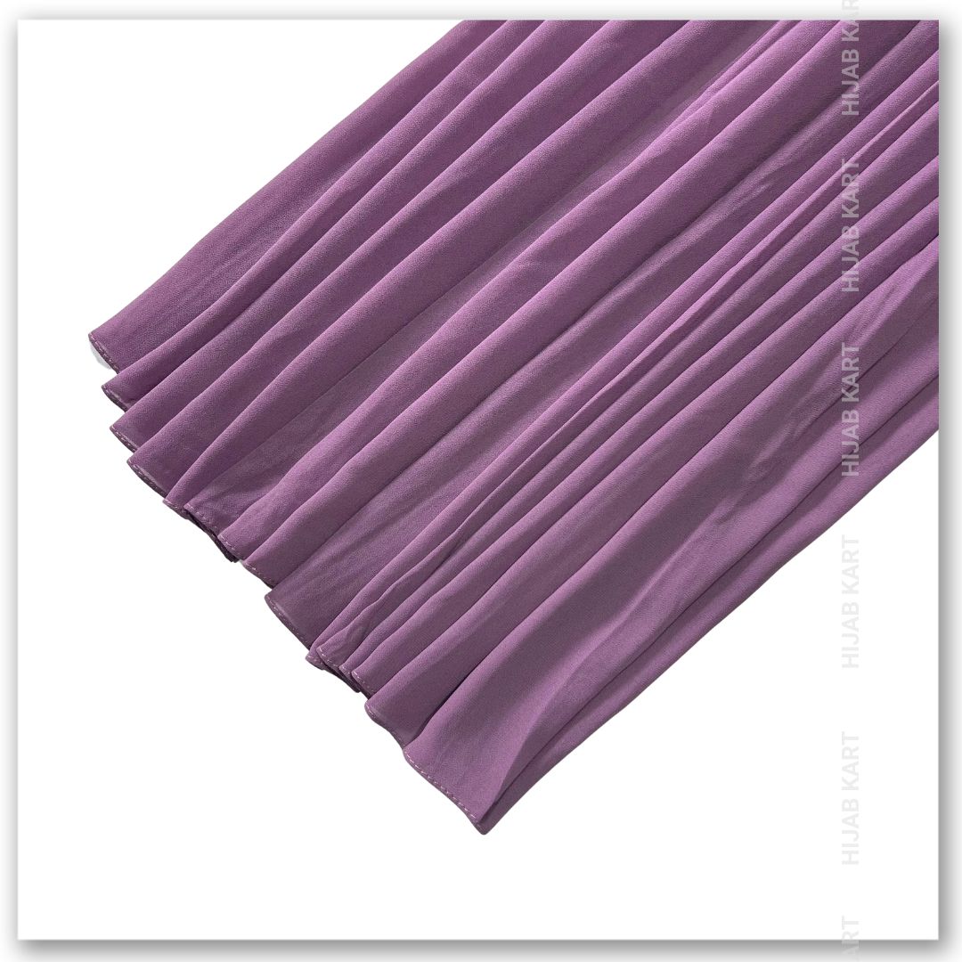 Premium Malaysian Georgette Hijab- Lavender Pink