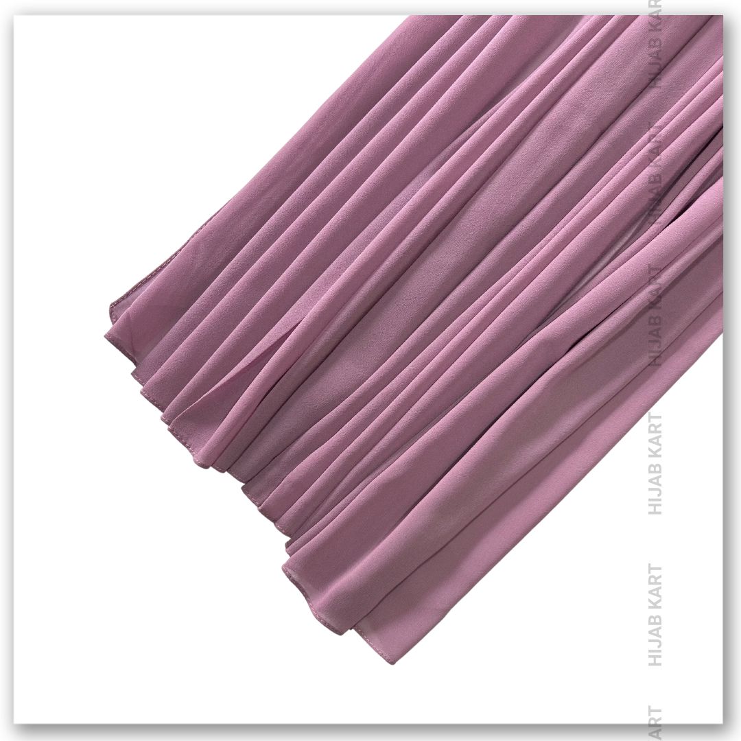 Premium Malaysian Georgette Hijab- Pink Pearl