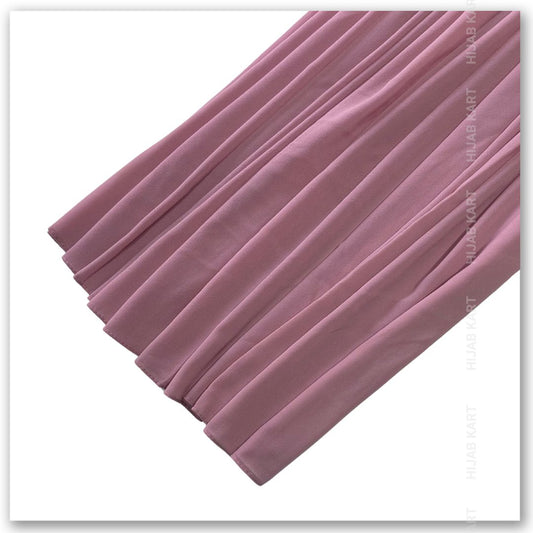Premium Malaysian Georgette Hijab- Light Pink