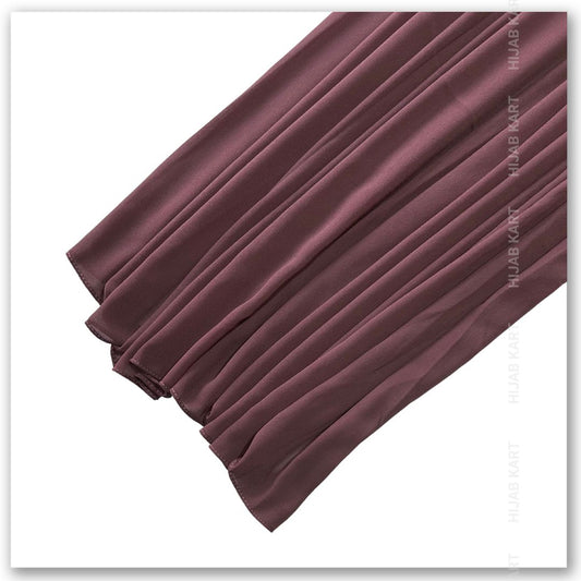 Premium Malaysian Georgette Hijab- Rosewood