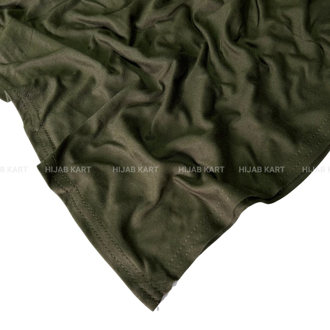 Army Green- Premium Modal Jersey Hijab