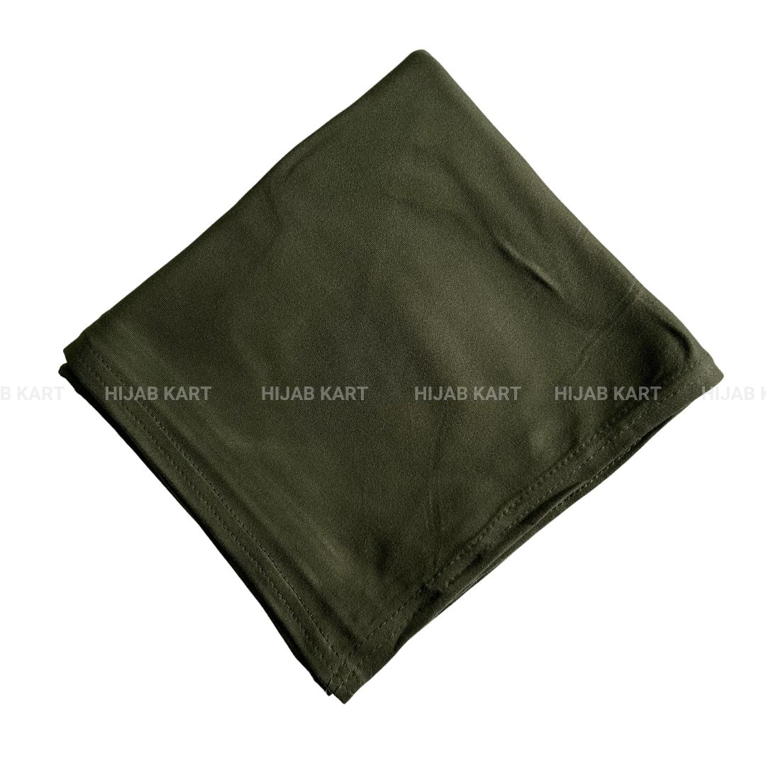 Army Green- Premium Modal Jersey Hijab