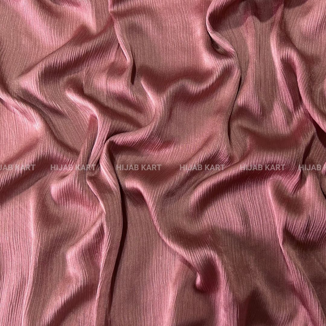 Rust Pink Hijab | Satin Hijab