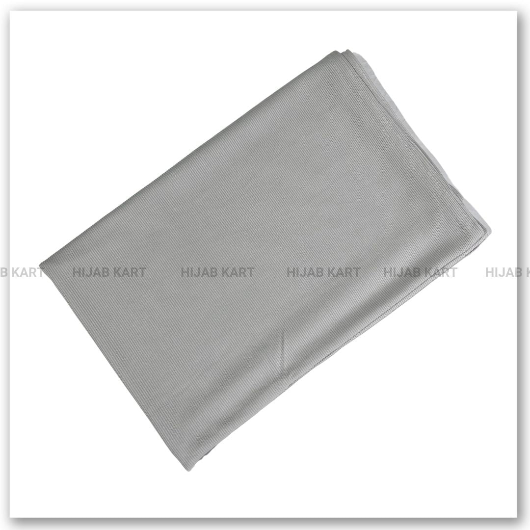 Smoke- Premium Ribbed Jersey Hijab