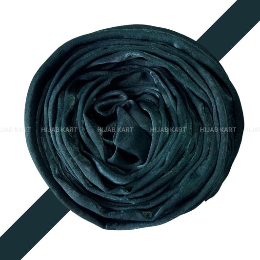 Teal- Velvet Satin Hijab