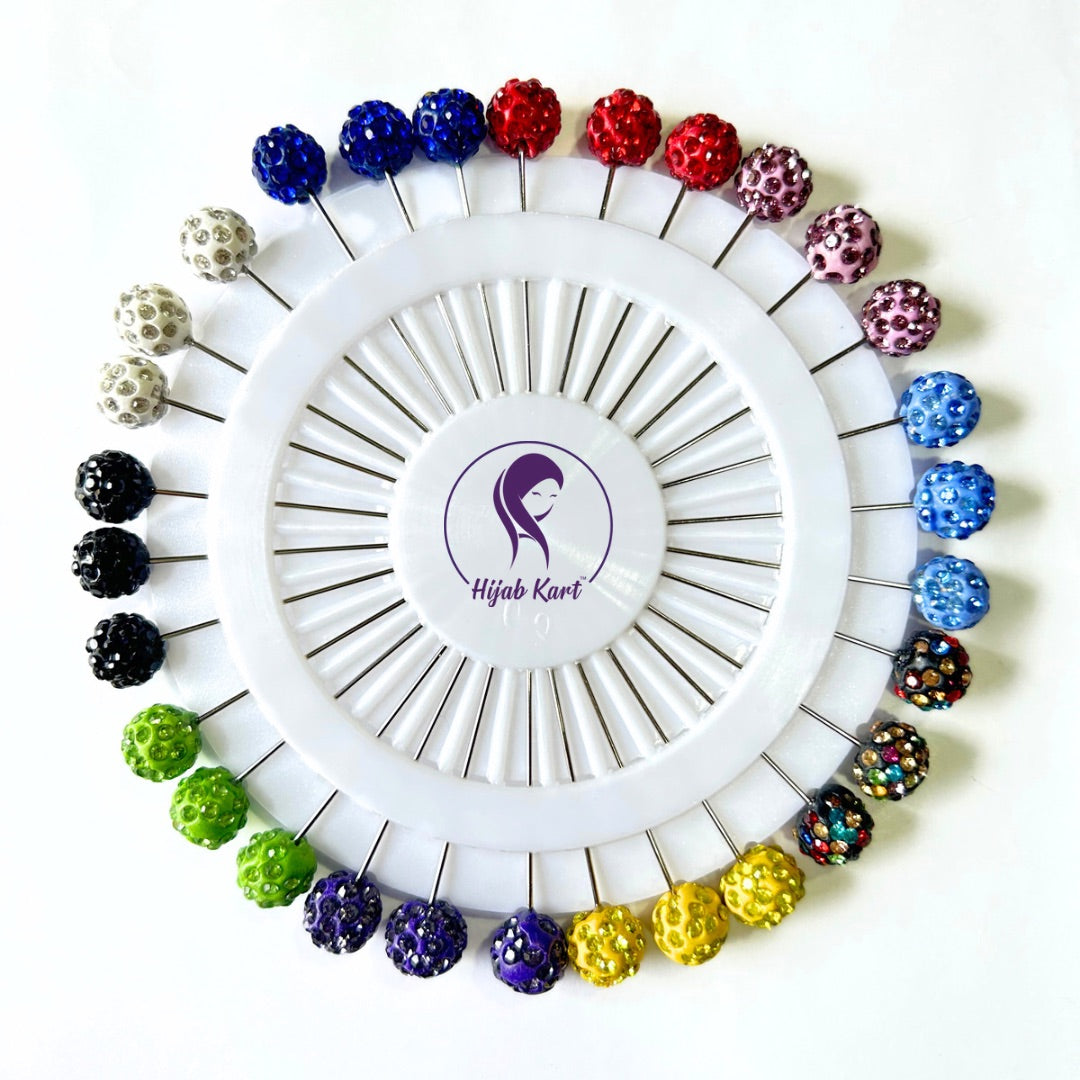 Ball Hijab Pin (Set of 30)