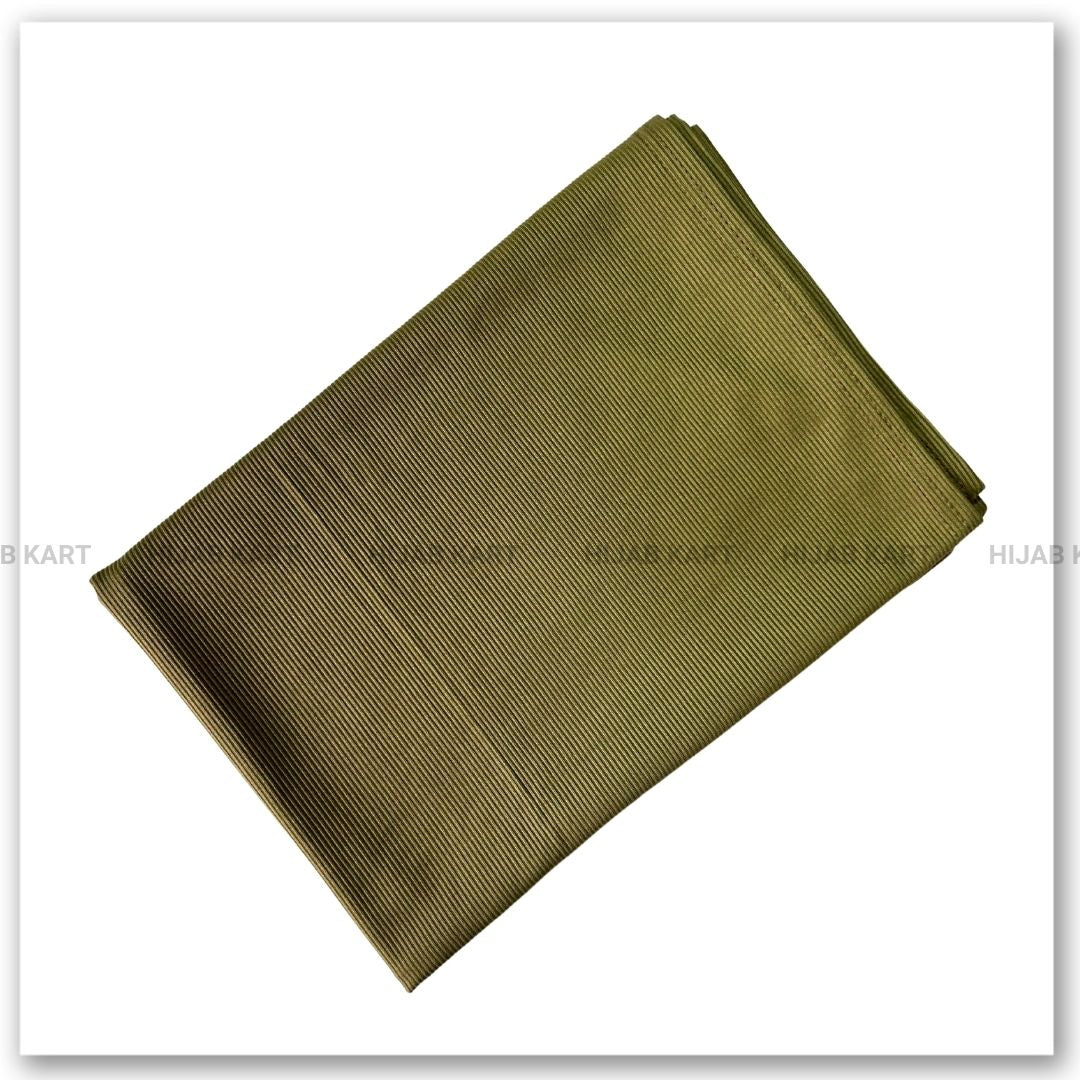 Mehendi Green - Premium Ribbed Jersey Hijab