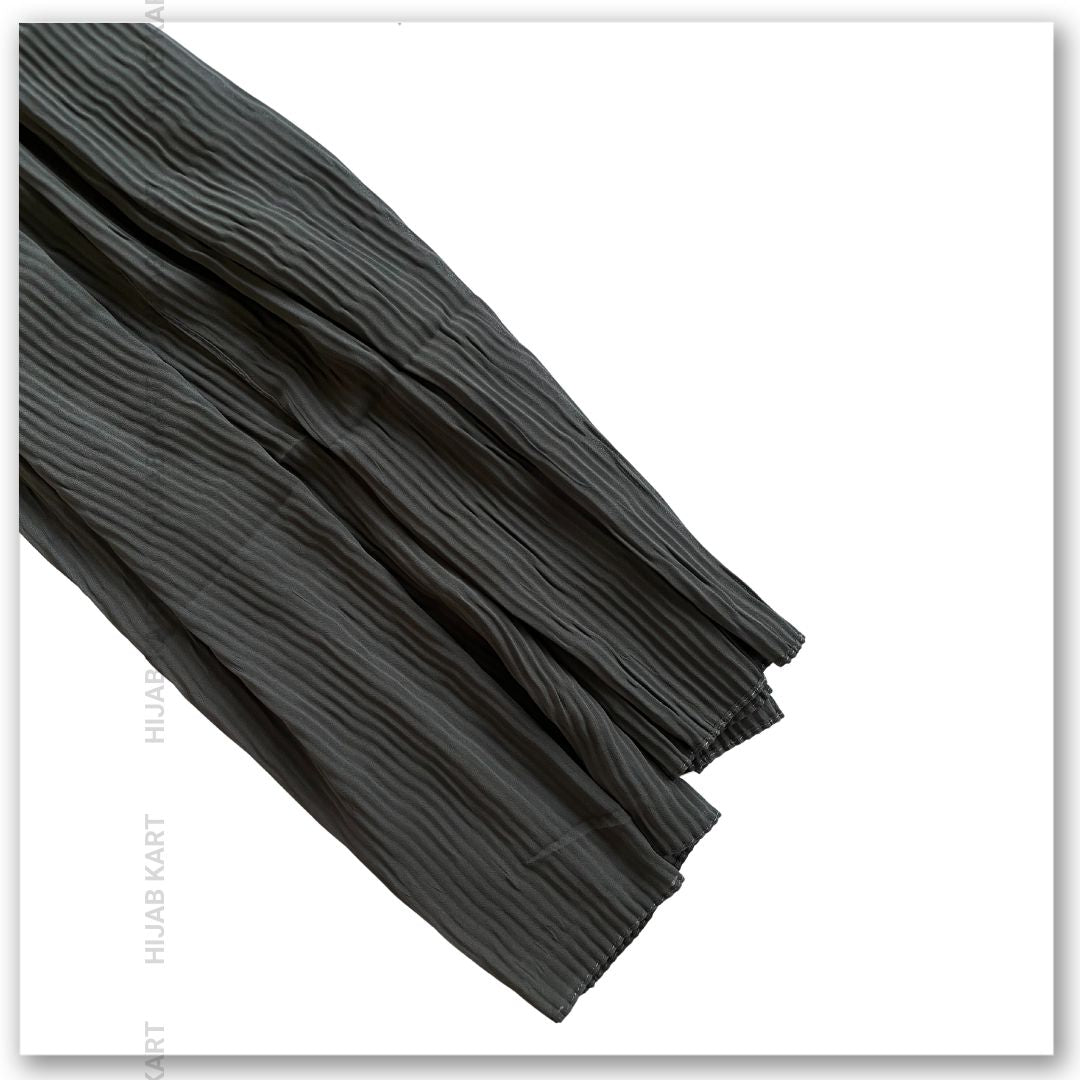 Full Ribbed Georgette Hijab