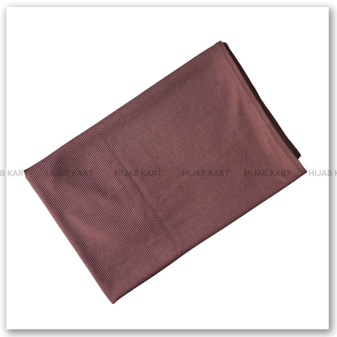 Salmon Pink - Premium Ribbed Jersey Hijab