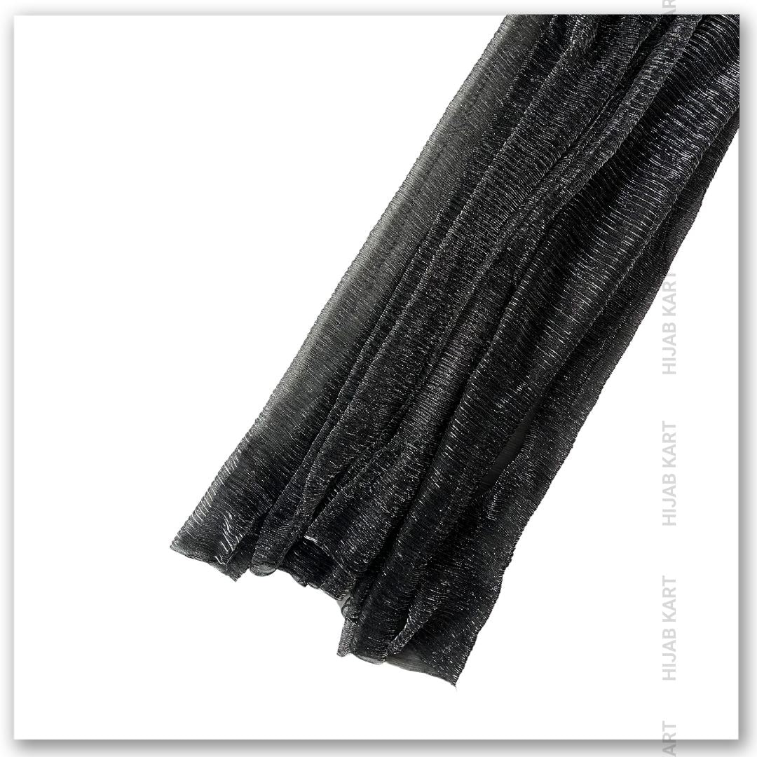 Textured Metallic Shimmer Hijab