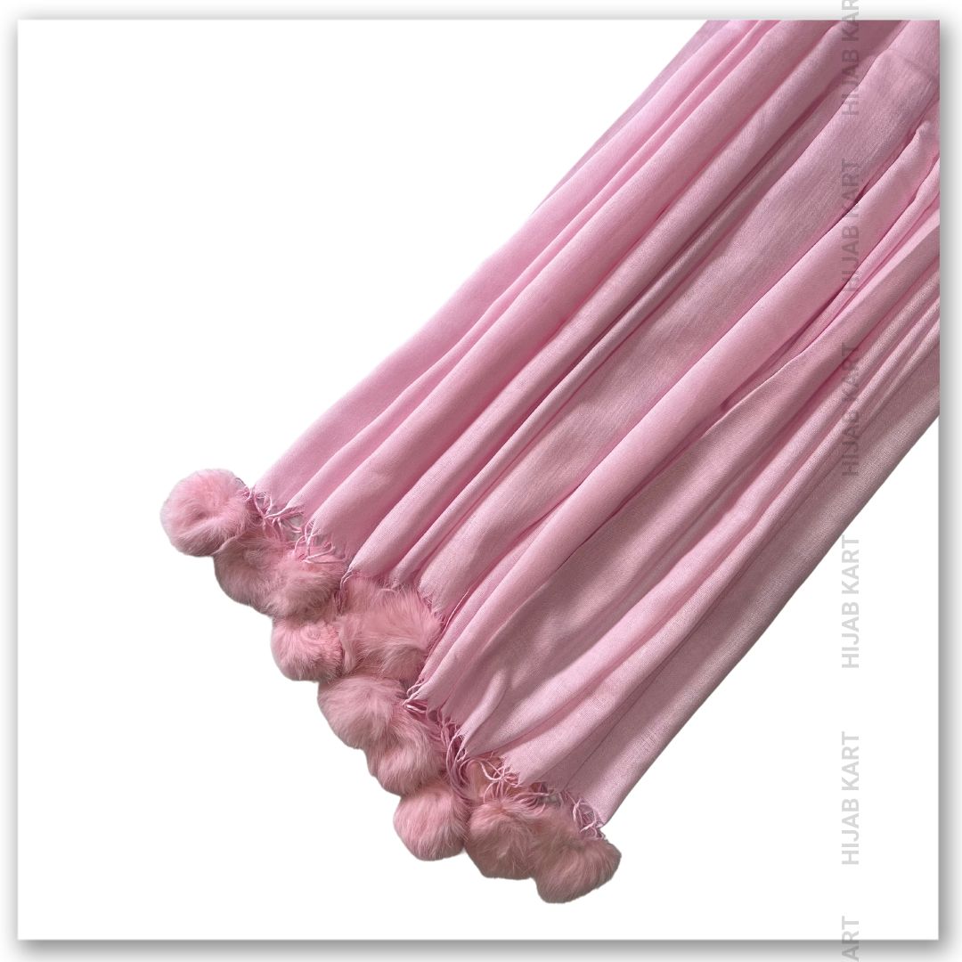 Cotton Puffy Faux Hijab