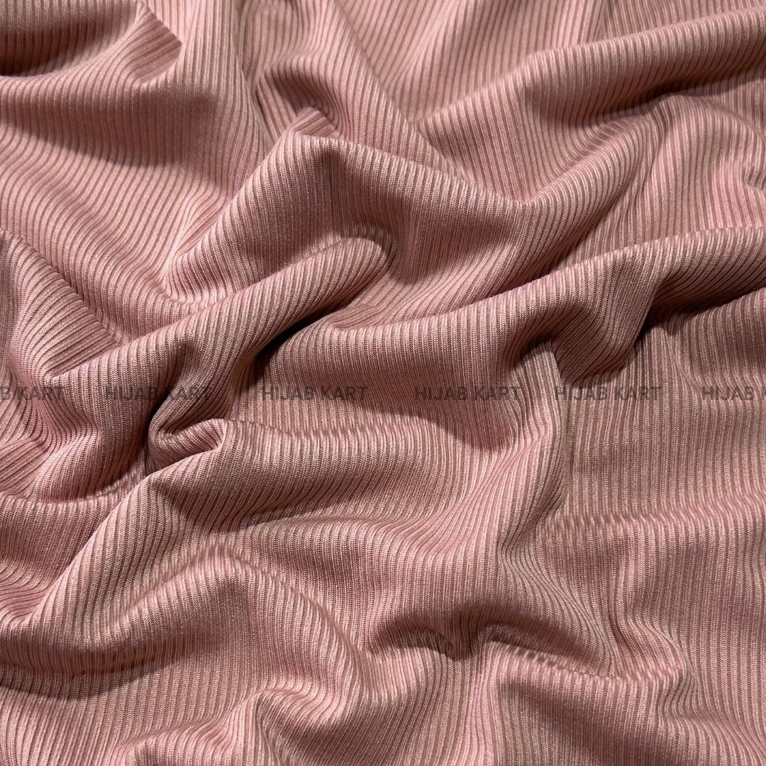 Blush Pink - Premium Ribbed Jersey Hijab