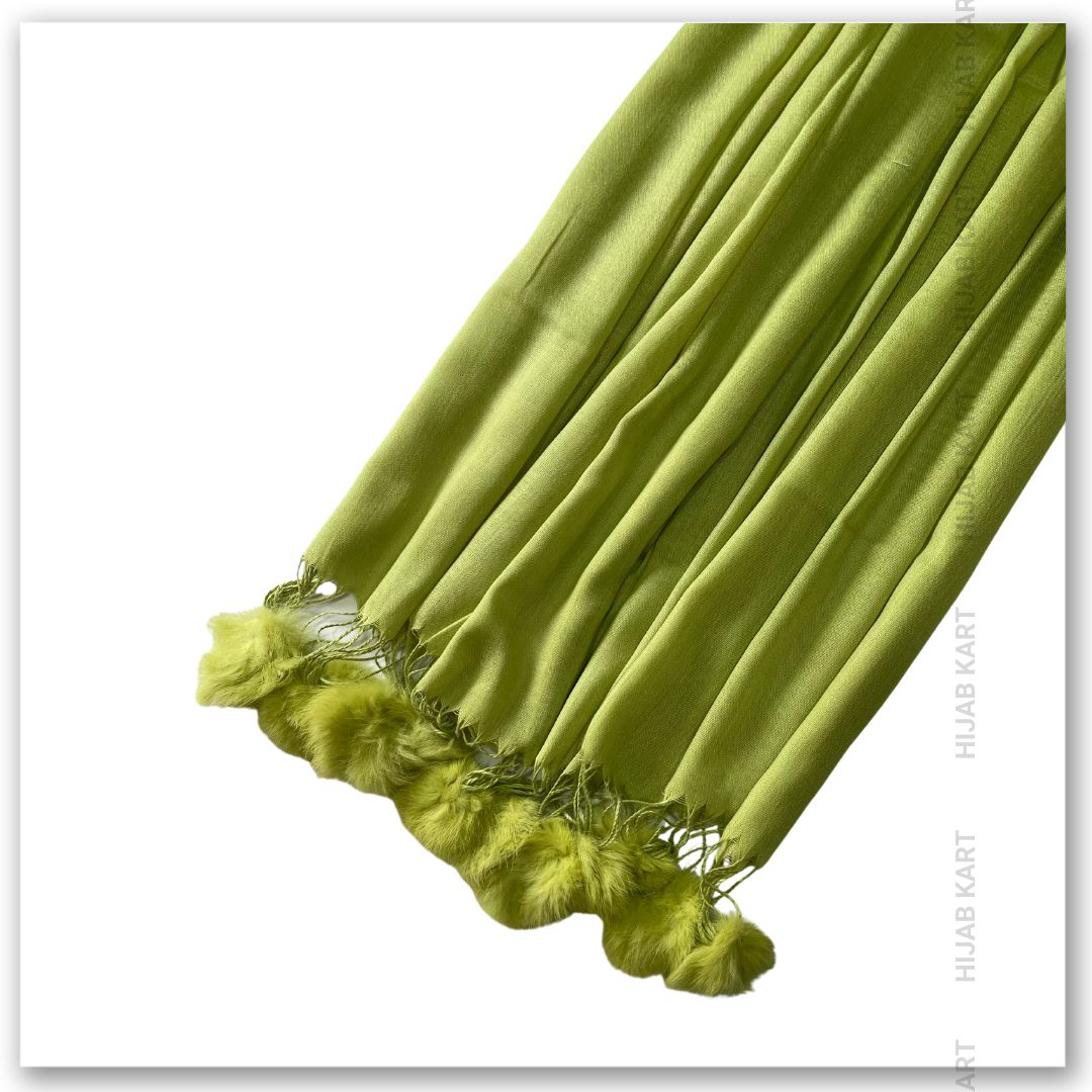 Cotton Puffy Faux Hijab