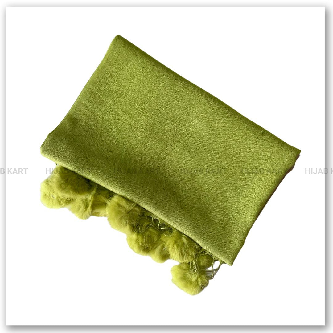 Cotton Puffy Faux Hijab