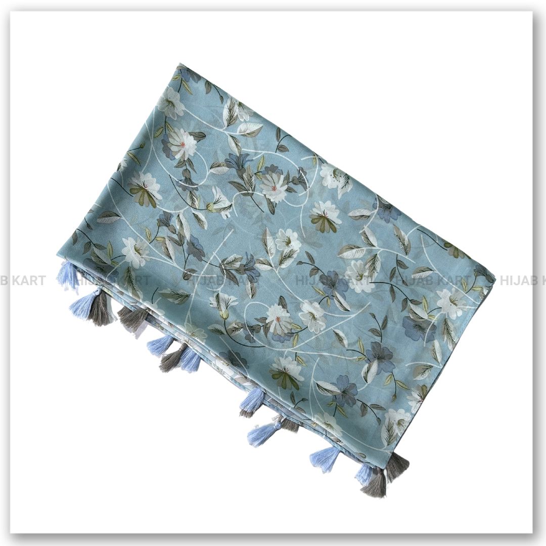 Summer Floral Chiffon Hijab