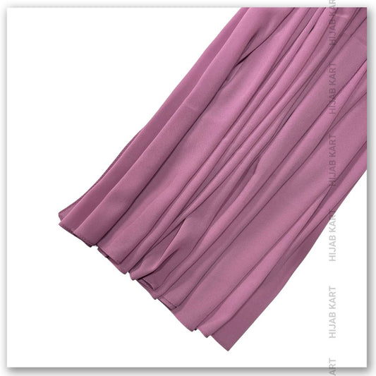 Premium Malaysian Georgette Hijab- Pink