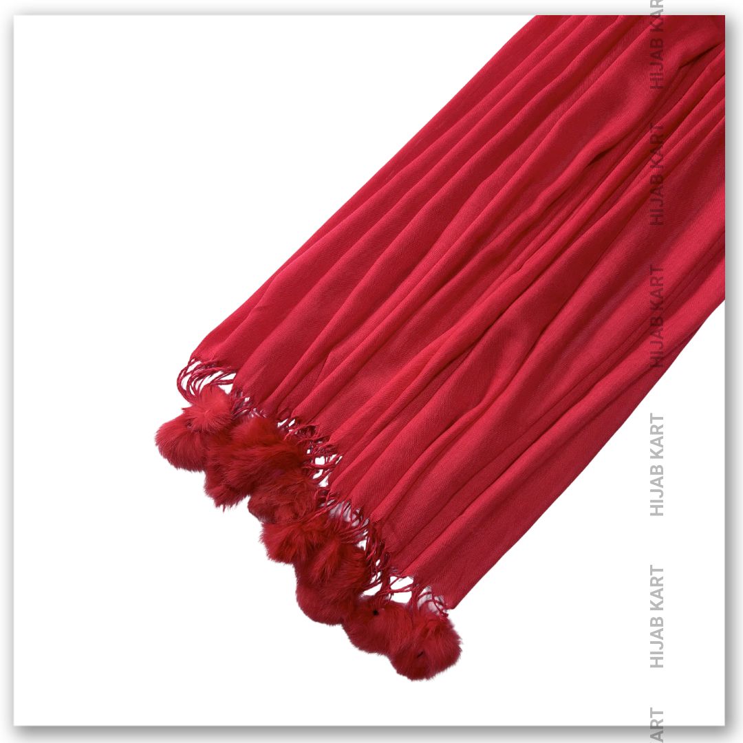 Cotton Puffy Faux Hijab