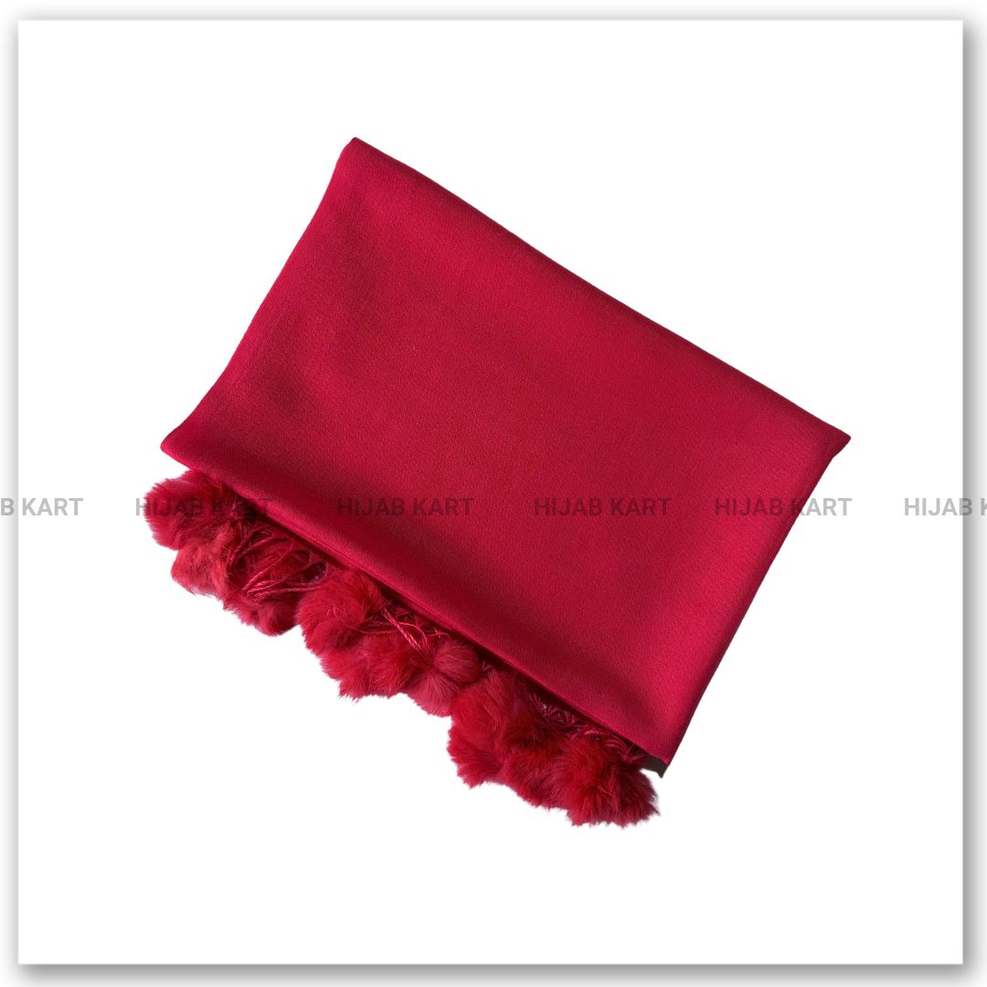 Cotton Puffy Faux Hijab