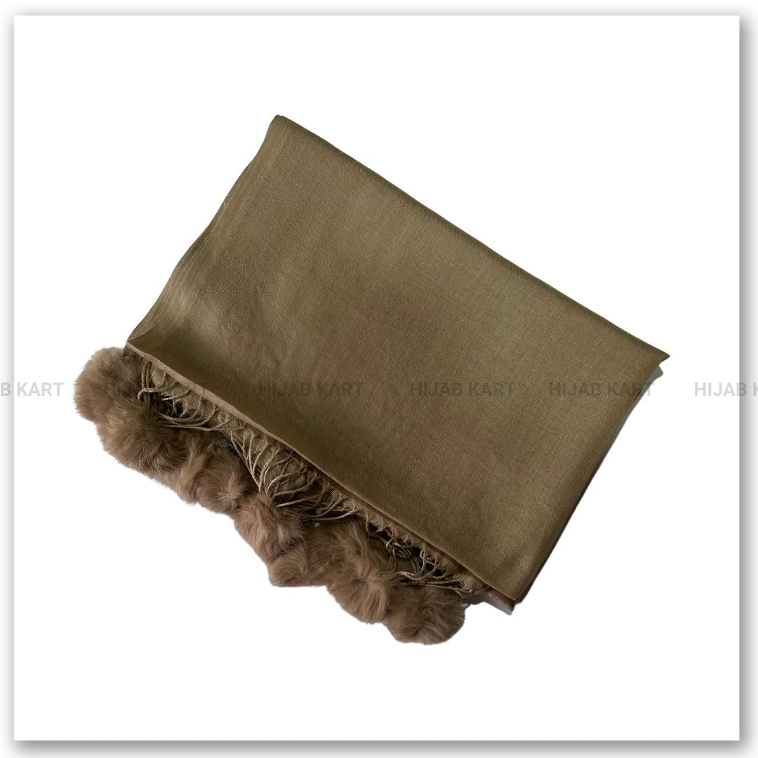 Cotton Puffy Faux Hijab