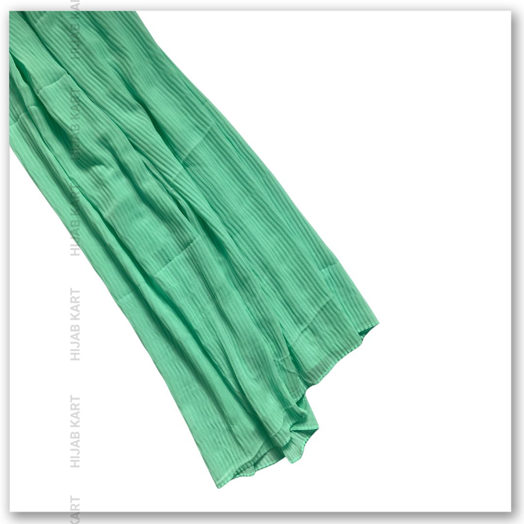 Full Ribbed Georgette Hijab