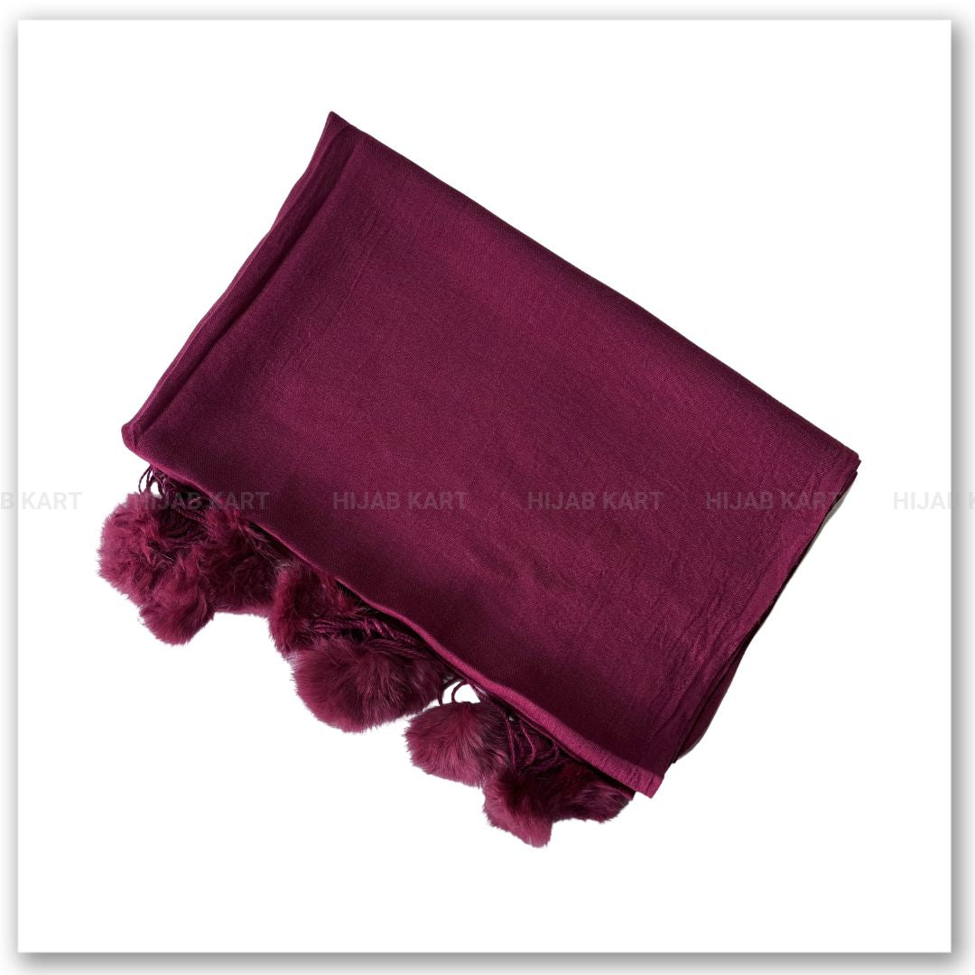 Cotton Puffy Faux Hijab