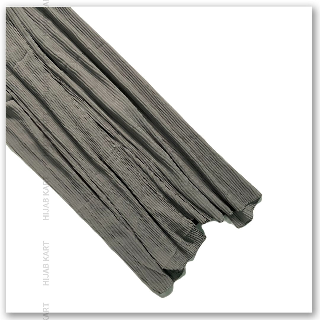 Full Ribbed Georgette Hijab