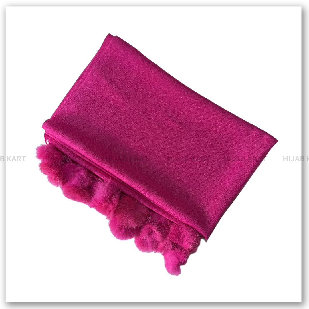 Cotton Puffy Faux Hijab