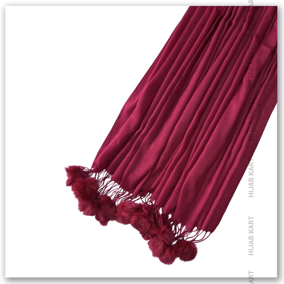 Cotton Puffy Faux Hijab