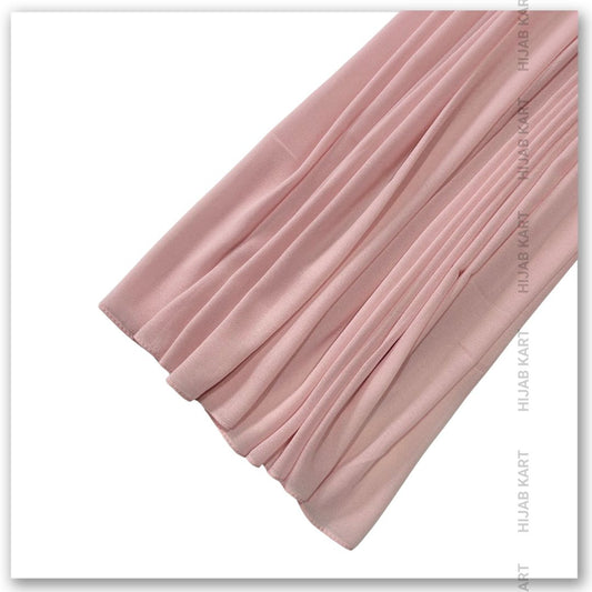 Premium Malaysian Georgette Hijab- Rose Pink