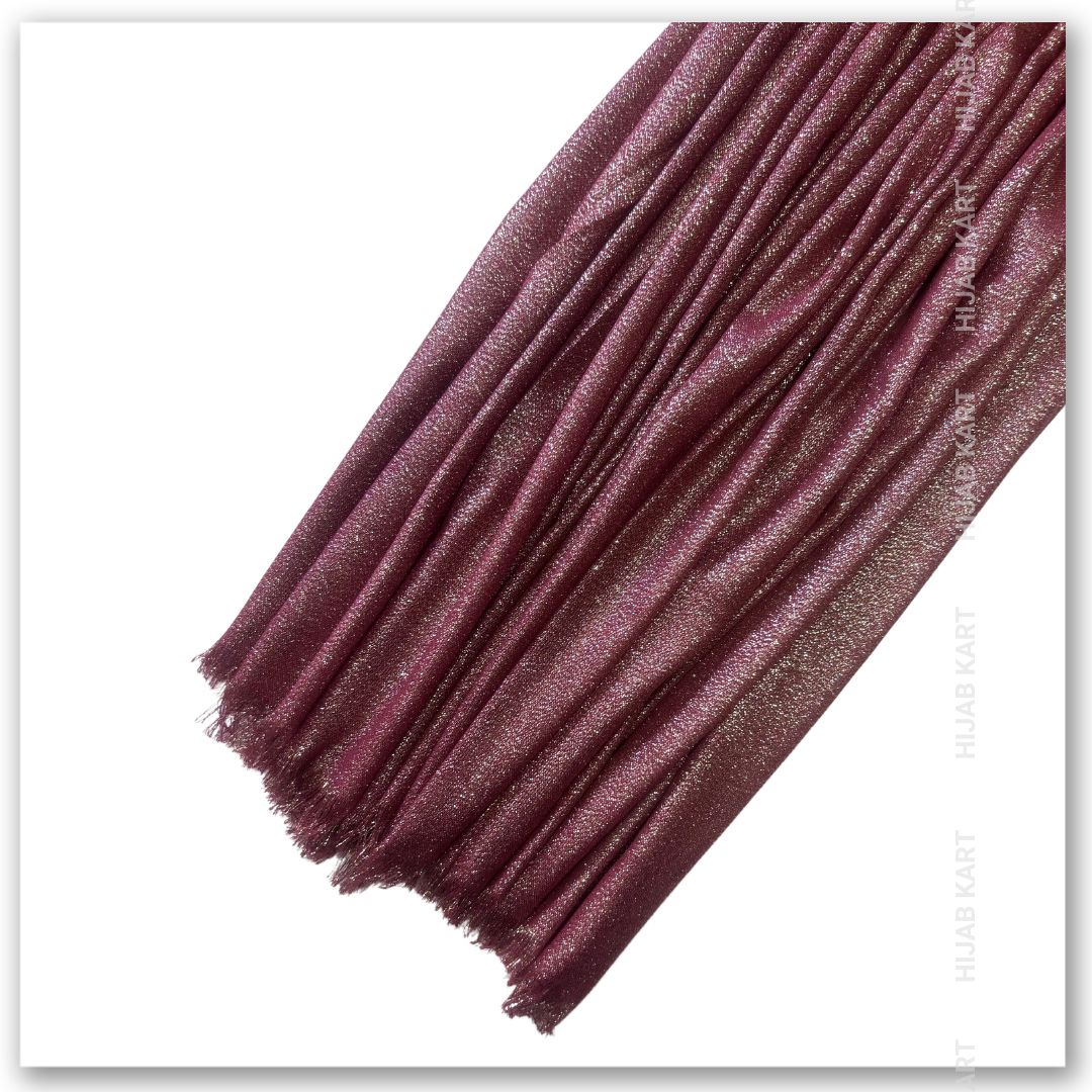 Red Cotton Shimmer Hijab | Party & Wedding Wear Cotton Hijab | Summer Hijab