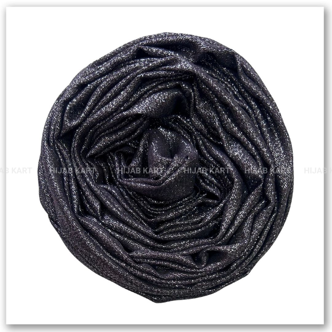Jamun Cotton Shimmer Hijab | Party & Wedding Wear Cotton Hijab | Summer Hijab