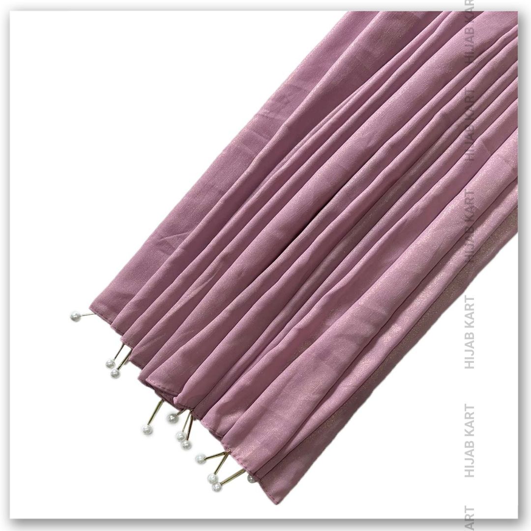 Shimmer Georgette Pearl Hijab