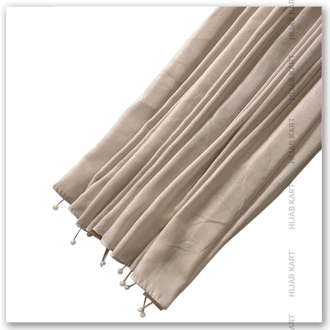 Shimmer Georgette Pearl Hijab