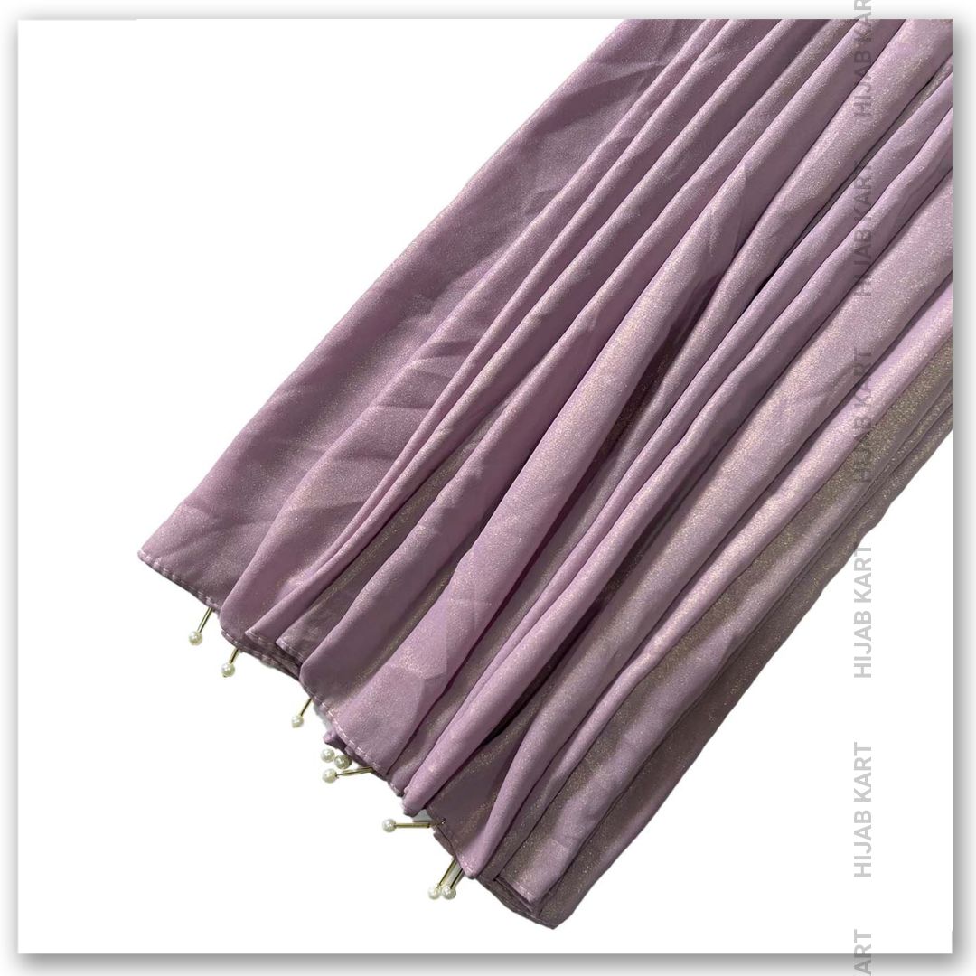 Shimmer Georgette Pearl Hijab