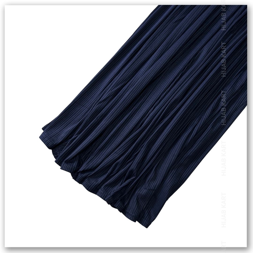 Navy Blue - Premium Ribbed Jersey Hijab